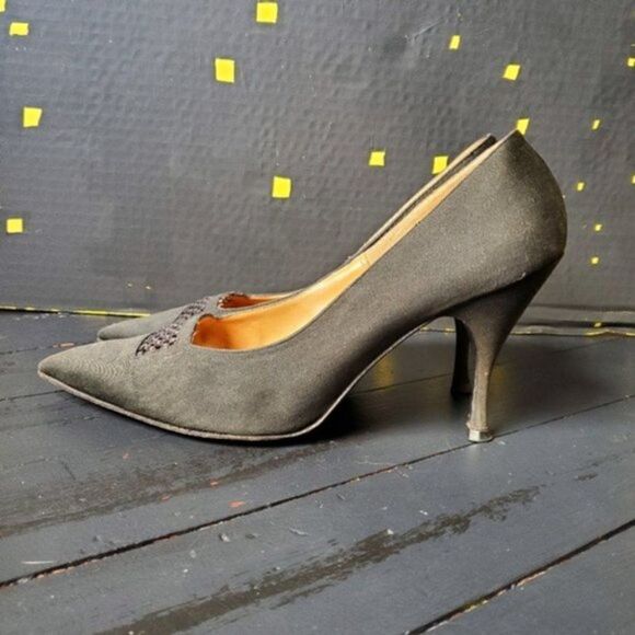 True Vintage Paramount Black Heels - Picture 3 of 8